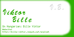 viktor bille business card